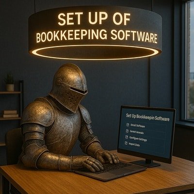 Bookkeeping Knight, Set Up of Bookkeeping Software