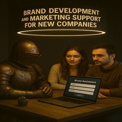 Brand Development and Marketing Support for New Companies